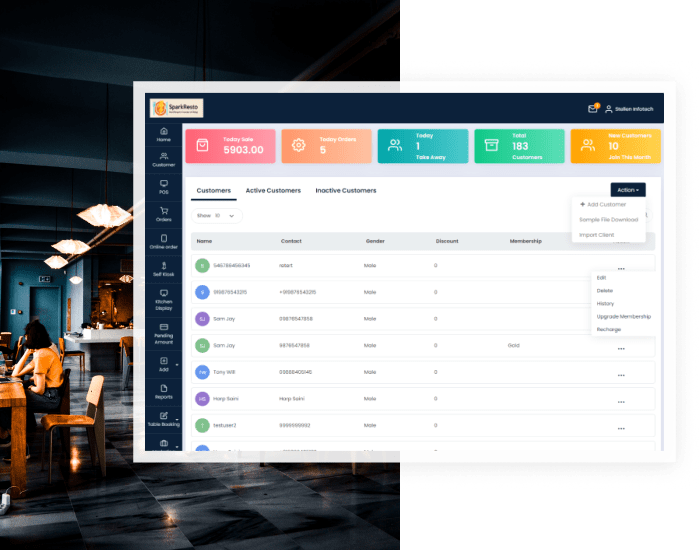 CRM to automate your entire Canteen Business!