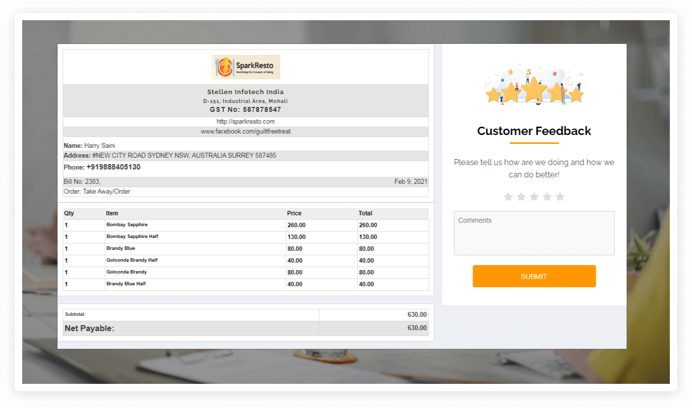 customer list